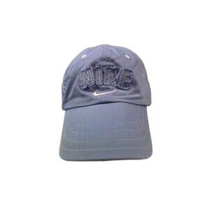 Vintage Nike center swoosh women’s baseball hat cap panel silver label 551053